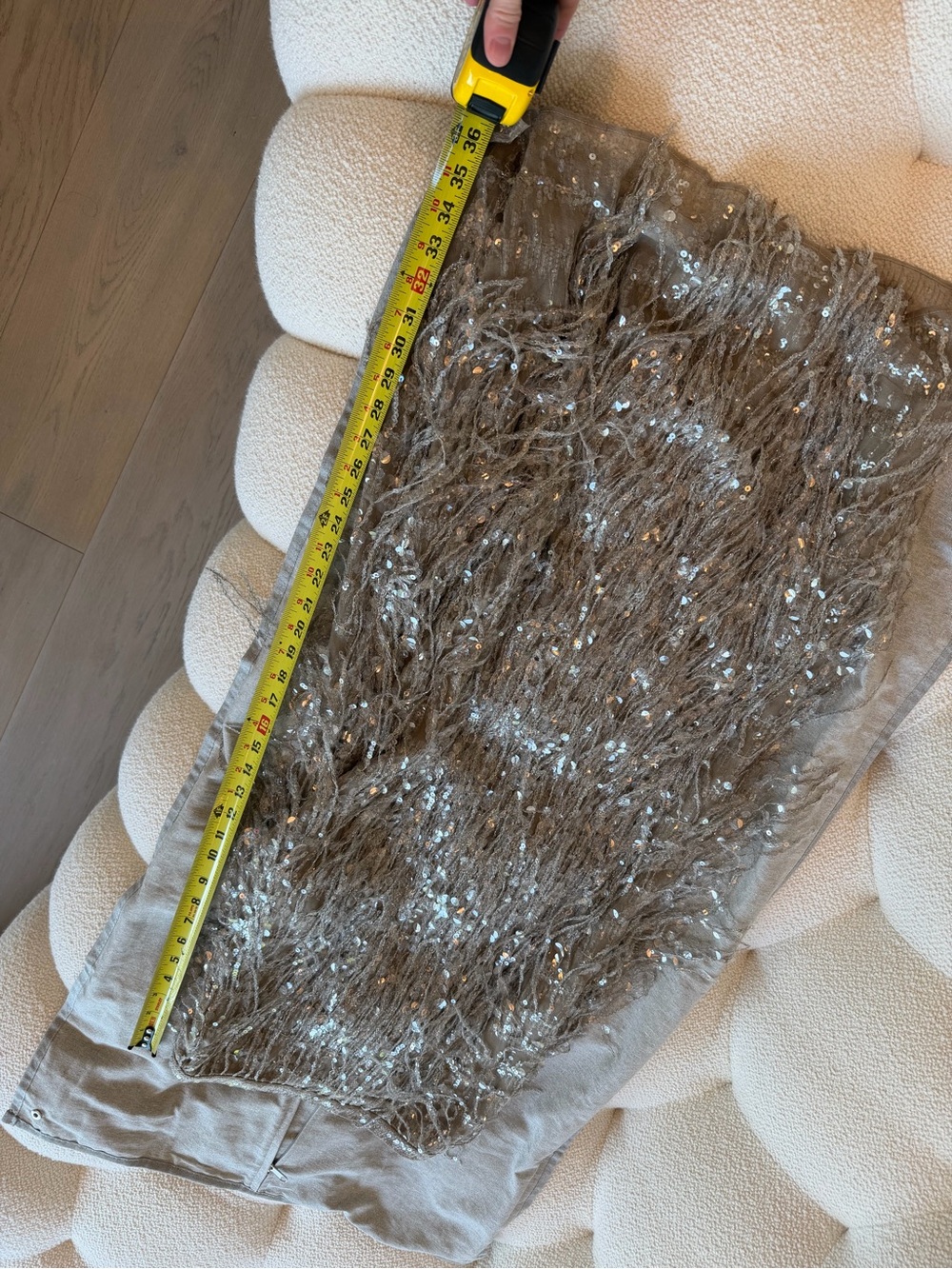 $13000 NWT Brunello Cucinelli Sequin Tassel Maxi Skirt Maru Mendez Laura Saint - Picture 13 of 14